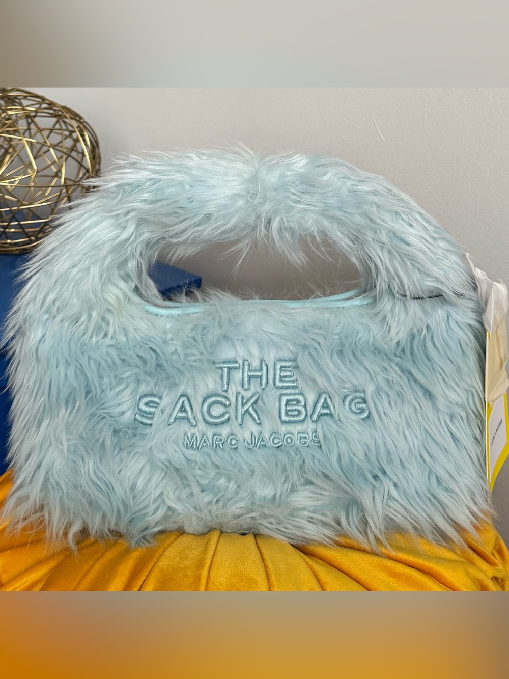 Marc Jacobs Faux-Fur The Sack Bag